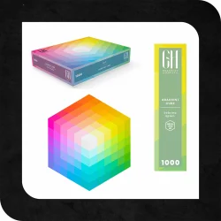 Gradient Cube by Sabrina Epton Rainbow & Gradient