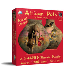 African Pots Animals