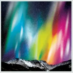 Cosmic Lights Mountain