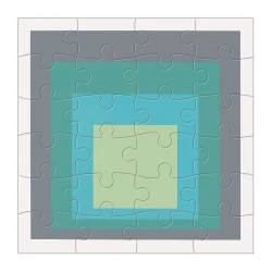 Josef Albers Wooden Puzzle Jigsaw (150 Piece) - Coffee Table Gift Pattern & Geometric