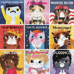 Music Cats Family Puzzle Cats