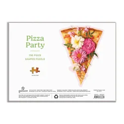 Pizza Party 750 Piece Shaped Puzzle Food and Drink