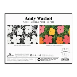 Andy Warhol Flowers Lenticular Puzzle Flower & Garden