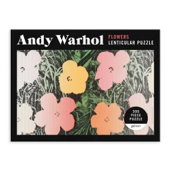 Andy Warhol Flowers Lenticular Puzzle Flower & Garden