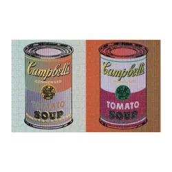 Andy Warhol Soup Cans Lenticular Puzzle Nostalgic & Retro