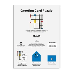 MoMA Mondrian Greeting Card Puzzle Contemporary & Modern Art