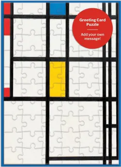MoMA Mondrian Greeting Card Puzzle Contemporary & Modern Art