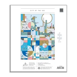 Frank Lloyd Wright City By The Sea Foil Puzzle Contemporary & Modern Art