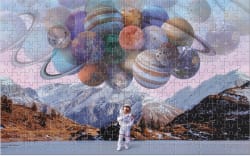 Space Bound Lenticular Puzzle Space