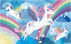 Unicorn Magic Lenticular Puzzle - Scratch and Dent Unicorn