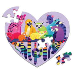 Love in the Wild Shaped Mini Puzzle Animals