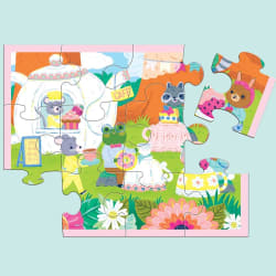 Tea Party Pouch Puzzle Animals
