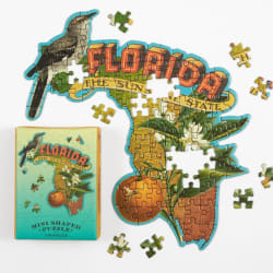 Florida Mini Shaped Puzzle United States