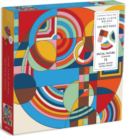 Frank Lloyd Wright Hoffman House Rug Puzzle with Shaped Pieces Contemporary & Modern Art