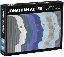 Jonathan Adler Atlas Lenticular Puzzle Contemporary & Modern Art