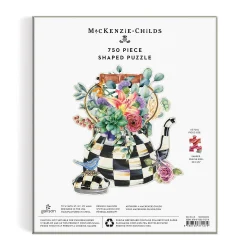 Blooming Kettle Shaped Puzzle Birds