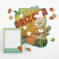 Arizona Mini Shaped Puzzle Maps & Geography
