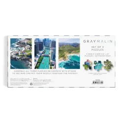 Gray Malin The USA Aerials 3 in 1 Puzzle Set Photography