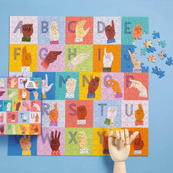 American Sign Language Alphabet Collage