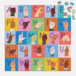American Sign Language Alphabet Collage