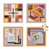 Textile Block Contemporary & Modern Art Jigsaw Puzzle