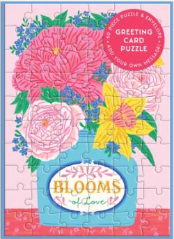  Blooms of Love - Greeting Card Puzzle Flower & Garden Jigsaw Puzzle