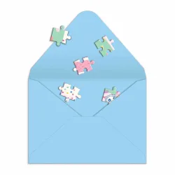 Confetti Birthday Cake - Greeting Card Puzzle Birthday