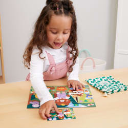 Happy Campers 36 Piece Puzzle to Go Forest Animal