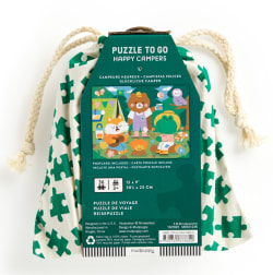 Happy Campers 36 Piece Puzzle to Go Forest Animal