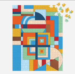 Frank Lloyd Wright December Gifts 500 Piece Book Puzzle Contemporary & Modern Art
