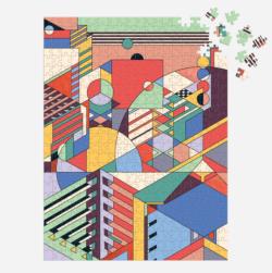 Frank Lloyd Wright Imperial Hotel Contemporary & Modern Art Jigsaw Puzzle