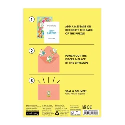 Hoppy Easter! Greeting Card Puzzle Easter