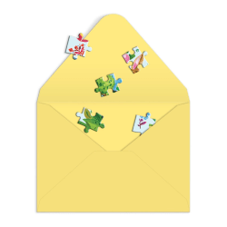 Artisanal Eggs Greeting Card Puzzle Easter