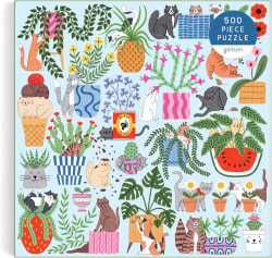 Puz 500 Cats In The Houseplants Cats