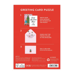 Greeting Card Puzzle - Meowy Christmas Cats