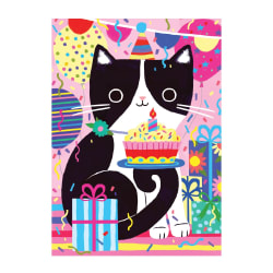 Greeting Card Puzzle - Purr-fect Cat Birthday Cats