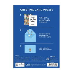 Greeting Card Puzzle - Happy Hanukcats Cats