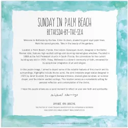 Michael Storrings Sunday in Palm Beach Bethesda by the Sea  Religious