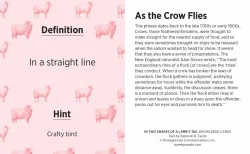 In Two Shakes of a Lamb's Tail: Curious Sayings