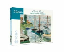 Sailboats On Seine Boat