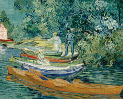 Bank of the Oise at Auvers Fine Art