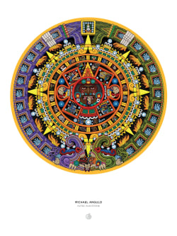 Michael Angulo: Aztec Sun Stone Cultural Art