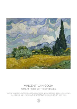 Vincent van Gogh 120-Piece Double-Sided Jigsaw Puzzle Set Fine Art