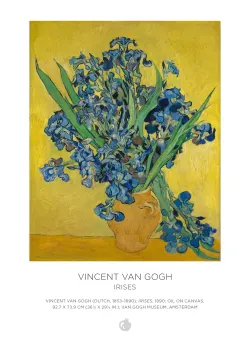 Vincent van Gogh 120-Piece Double-Sided Jigsaw Puzzle Set Fine Art