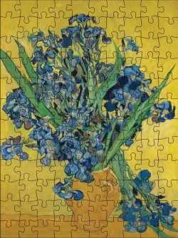 Vincent van Gogh 120-Piece Double-Sided Jigsaw Puzzle Set Fine Art