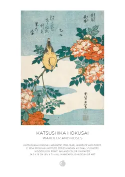 Hokusai 120-Piece Double-Sided Jigsaw Puzzle Set Birds