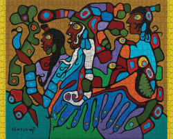 Norval Morrisseau: Shaman and Disciples Cultural Art