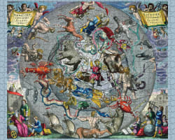 Andreas Cellarius: Celestial Atlas  Collage