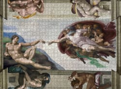 Michelangelo: The Creation of Adam Fine Art