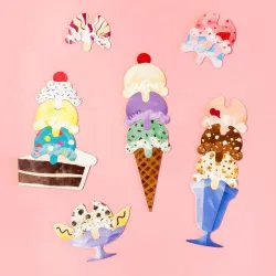 Ice Cream Scoop Puzzle Dessert & Sweets